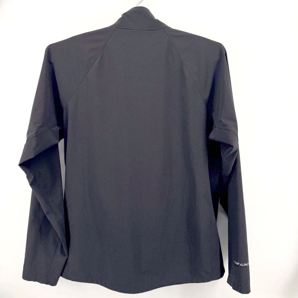 The North Face Apex Softshell Jacket Mens L Black Full Zip Mock Neck Active